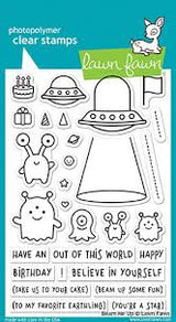 Lawn Fawn Beam Me Up Stamp + Dies SET