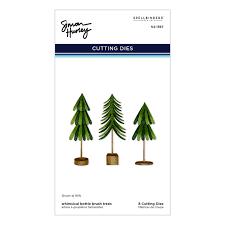 Spellbinders; Simon Hurley; Whimsical Bottle Brush Trees