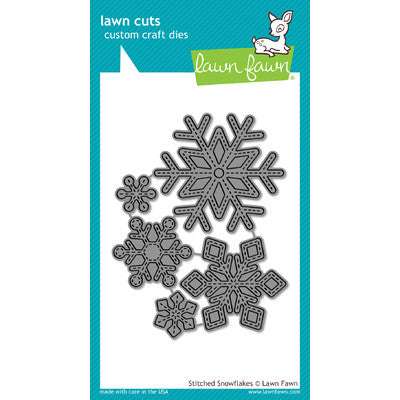 Lawn Fawn Stitched Snowflakes Dies