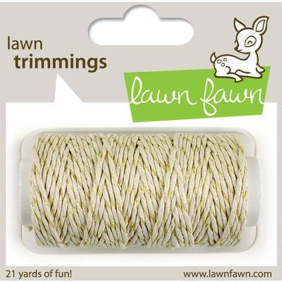 Lawn Fawn Gold Sparkle Hemp Cord