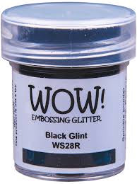 Wow! Embossing Powder, Black Glint