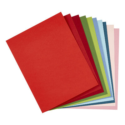 Spellbinders; 8.5 x 11 Christmas Assortment Colorwheel cardstock