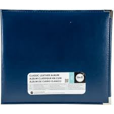 American Crafts, We R Memory Keepers, 12x12 Ring Binder, Cobalt