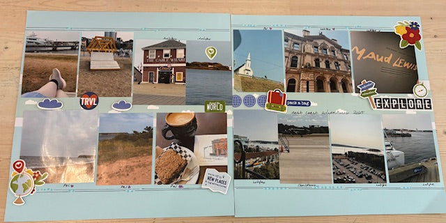 TSC. Page Layout Kit- Many photos Travel Pages