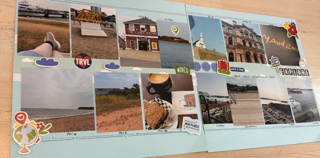 TSC. Page Layout Kit- Many photos Travel Pages