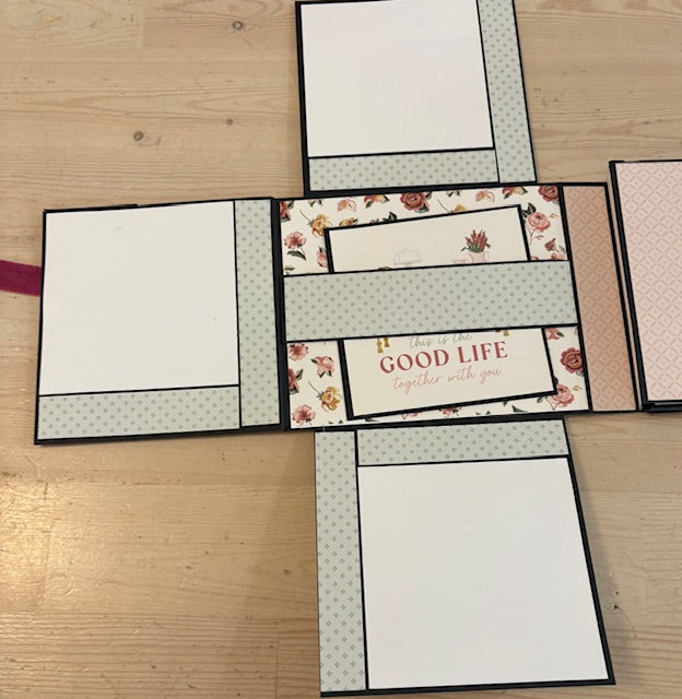 Virtual Kit, Feels Like Home 5x7 Folio Mini Book Kit