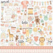 Echo Park, Our Baby Girl Sticker Sheet