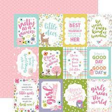 Echo Park, All About a Girl 3x4 Cards