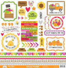 Doodlebug, Farmer’s Market, Sticker Sheet