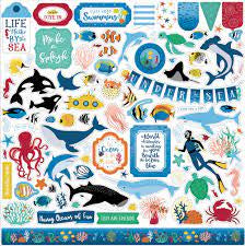Echo park, Sea Life Sticker Sheet