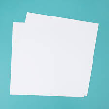 American Crafts, Bazzil, Smooth Heavy Cardstock ,Marshmallow  (25)