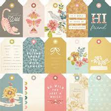 Simple Stories, Wildflower, Tag Elements