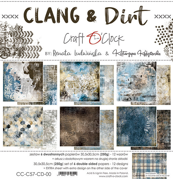 Craft O’ Clock, Clang & Dirt Paper pack