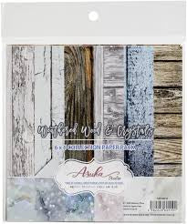 Asuka Studio, Weathered Wood & Crystals Paper Pack