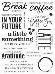 MFT, Coffee Break Stamp set