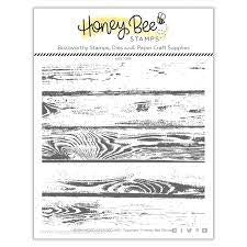 Honey Bee Stamps, Barn Wood Background Stamp
