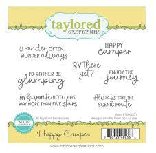 Taylored Expressions, Happy Camper Stamp Set