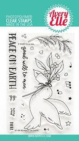 Avery Elle, Peace on Earth Stamp & Die set