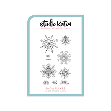 Studio Katia, Snowflakes Stamp & Die Set