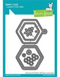 Lawn Fawn, Honeycomb Shaker Gift Tag Die Cut