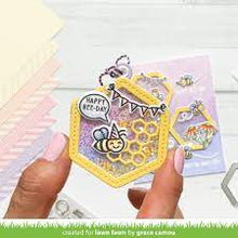 Load image into Gallery viewer, Lawn Fawn, Honeycomb Shaker Gift Tag Die Cut
