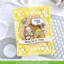Lawn Fawn, Honeycomb Backdrop Die Cut