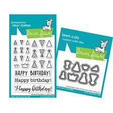 Lawn Fawn, All the Party Hats Stamp & Die Set