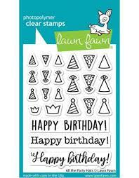 Lawn Fawn, All the Party Hats Stamp