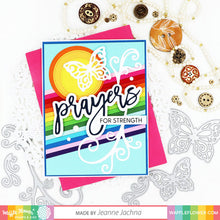 Load image into Gallery viewer, Waffle Flower, Oversized Prayers Stamp &amp; Die set
