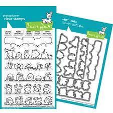 Lawn Fawn, Simply Celebrate Winter Critters STamp & Die Set