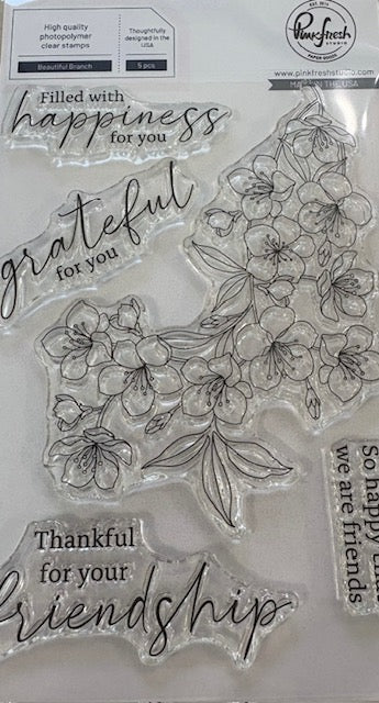 Pink Fresh Studio, Beautiful Branch Stamp
