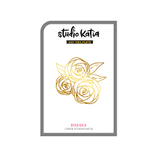 Studio Katie, Hot Foil Plate, Roses