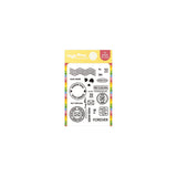 Waffle Flower, Postage Collage-Stamp Set
