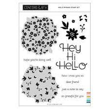 Load image into Gallery viewer, Concord &amp; 9th, Hello Wishes Stamp
