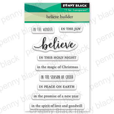 Penny Black, Believe Builder Stamp