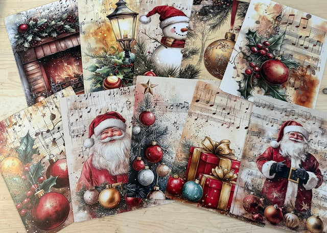 TSC, Christmas Card front Set,