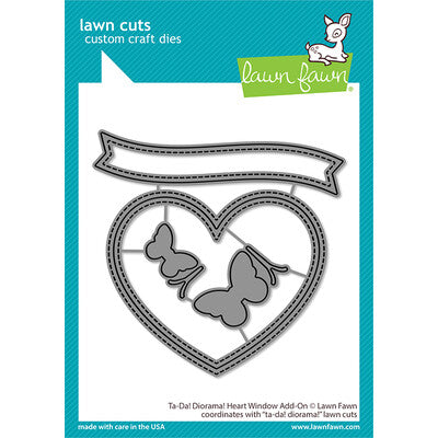 Lawn Fawn, Ta-Da! Diorama! Heart Window Add-On