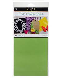 Decofoil, Flock Transfer Sheets-Green Envy