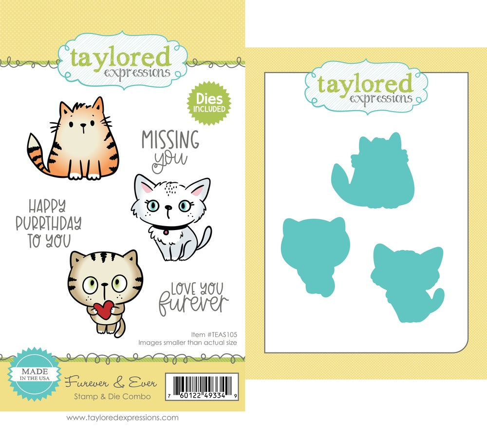 Taylored Expressions, Stamp & Die Set, Furever & Ever