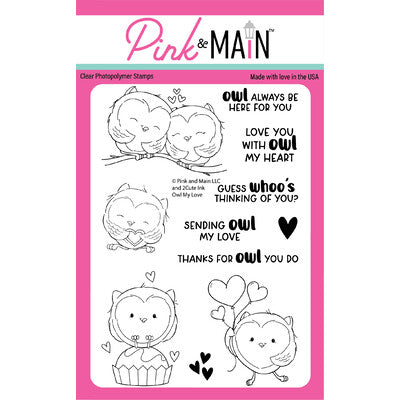 Pink & Main, Owl My Love Stamp