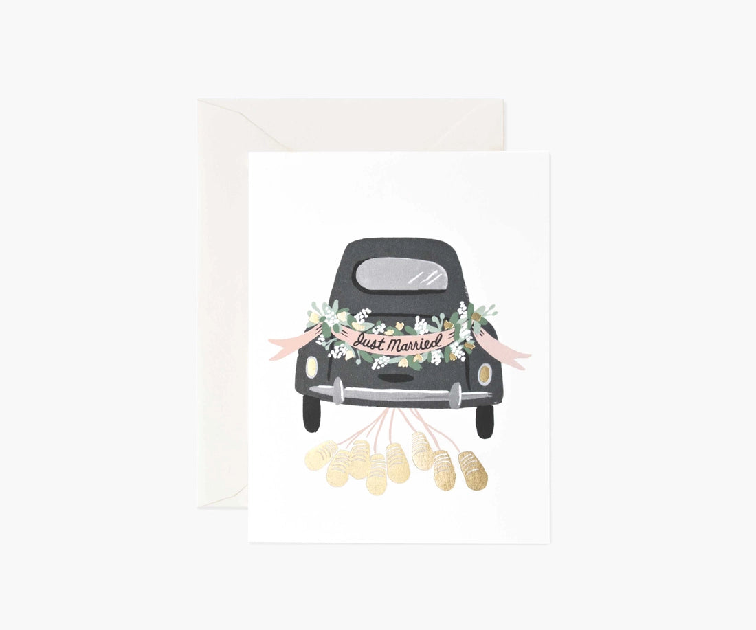 Rifle Paper Co. Blank Cards & Matching Envelope- Happily Ever After