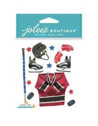 American Crafts, Jolee’s, Ice Hockey Sticker