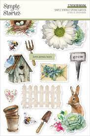 Simple Stories, Simple Vintage Spring Garden, Sticker Book