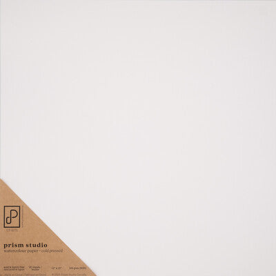 Prism Studio, Whole Spectrum, Simply White Smooth -12 x 12 Pack of 25