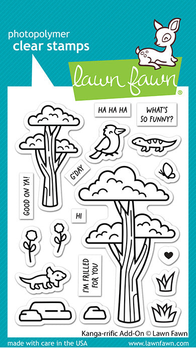 Lawn Fawn, Kanga-rrific Add-On Stamp q