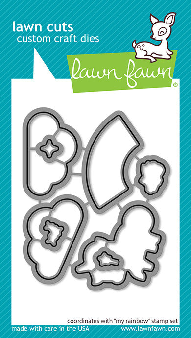 Lawn Fawn, My Rainbow Stamp & Die