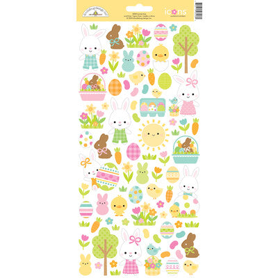 Doodlebug,Bunny Hop, Icon Sticker Sheet