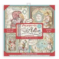 Stamperia, Alice In Wonderland and Through the Looking Glass Paper Pack