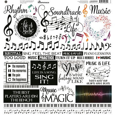 Reminisce, Soundtrack of Life Sticker Sheet