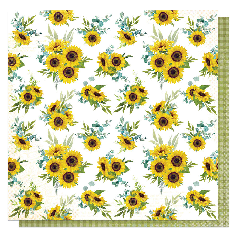 Photoplay Paper , Willow Creek Highlands, Sunflower Field